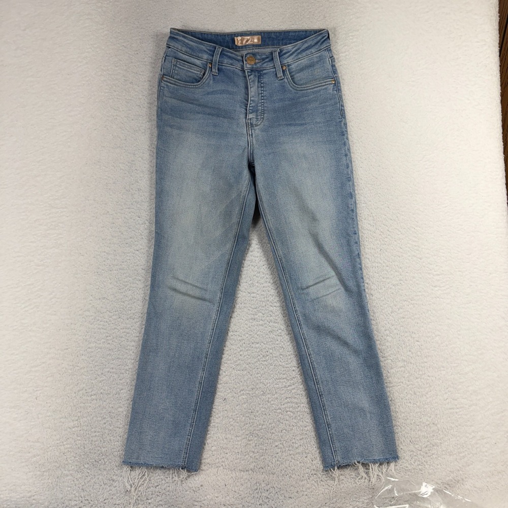 Kut From The Kloth Jeans Womens 2 (27x25) Blue Denim Rachael Fab Ab Mom Jean